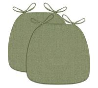 Cuscino per sedia da pranzo con legacci, retro antiscivolo, comodi cuscini lavabili per cucina, esterni, ufficio, aula, 1 pezzo