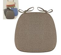 Cuscino per sedia da pranzo con legacci, retro antiscivolo, comodi cuscini lavabili per cucina, esterni, ufficio, aula, 1 pezzo