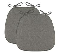 Cuscino per sedia da pranzo con legacci, retro antiscivolo, comodi cuscini lavabili per cucina, esterni, ufficio, aula, 1 pezzo