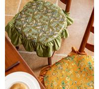 Cuscino Per Sedia Da Pranzo Con Volant, Morbido Cuscino Per Sedia Da Pranzo In