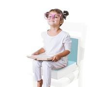 Cuscino per sedia da pranzo,Tappetino per sedia da pranzo per bambini con rialzo e supporto lombare - Imbottitura per ortopedica per a rotelle per da ufficio, cuscino per schienale p