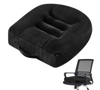 Cuscino per sedia da ufficio, auto, 40 x 40 cm, ergonomico, ortopedico, per sedia a rotelle o rialzo per adulti, extra grande