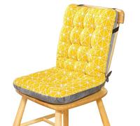 Cuscino Per Sedia Da Ufficio Bifacciale, Cuscino Antiscivolo Per Sedia Da Interno/Esterno, Cuscino Per Sedia Da Giardino, Cuscino Per Sedia Da Cucina/Ufficio, (33x42x45 Cm) I,35x45x57cm(LxWxH)