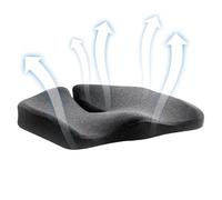 Cuscino per sedia da ufficio, Cuscino per sedia in rilievo sul coccige con schienale antiscivolo, ergonomico per il sedere per alleviare la pressione, scrivania del computer, sedie da guida, p