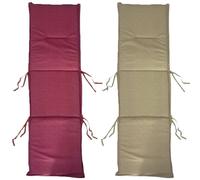 Cuscino per sedia imbottito sdraio lettino prendisole cm 190x55 da spiaggia mare