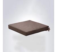Cuscino per Sedia In Lattice Naturale, Cuscino per Sedia Antiscivolo Con Lacci, Cuscino per Sedia Morbido E Traspirante, Cuscino per Sedia per Soggiorno, Ufficio, Aula(40x40x5cm/16x16x2inch, Brown)