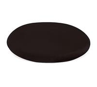 Cuscino per Sedia in Memory Foam, Rotondo, Morbido e Traspirante, sfoderabile, Ideale per Sala da Pranzo e Ufficio, 38 cm, Nero (1 Pezzo) - Comfort e Supporto per Studenti e Adulti