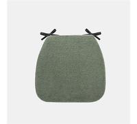 Cuscino per Sedia in Morbido Velluto Lavabile Forma a U con Legami Antiscivolo Memoria Super Morbida per Sala da Pranzo, Cucina, Divano, Auto, Interni ed Esterni(Green,37 * 36 * 4cm)