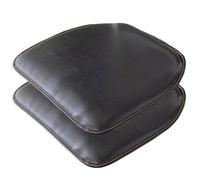 Cuscino Per Sedia In Pelle For Cucina Sala Da Pranzo Cuscino Per Sedia A Ferro Di Cavallo Impermeabile Cuscino For Sedile Antiscivolo Facile Da Pulire 1/2/4 Confezioni ( Color : Black , Size : Set of