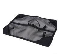 Cuscino per sedia in tessuto Oxford, 38 x 38 cm, resistente all'usura, nero | Previene l'affondamento nella sabbia, fango e neve, base stabile 38 x 38 cm, design pieghevole, soluzione per sedersi