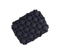 Cuscino per sedia portatile, leggero e gonfiabile, comodo, ergonomico, 44 x 34 x 5 cm, per viaggi, campeggio, picnic, arancione, verde, nero, grigio