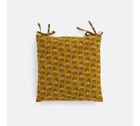 Cuscino per sedia quadrato, in garza di cotone, stampa Ikat, Asti Multicolore 40 x 40 cm