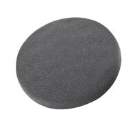 Cuscino per sedia rotondo grigio scuro, 30x30x3 cm, schiuma memory morbida