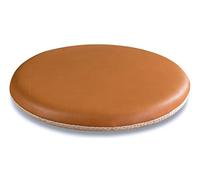 Cuscino Per Sedia Rotondo In Pelle, Cuscini Per Sedie Staccabile, Cuscino Per Sedile Rotondo Per Interni/esterni, Cuscini Di Seduta Morbidi Con Rivestimento In Pelle PU ( Color : Camel , Size : 38*38*