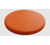 Cuscino Per Sedia Rotondo In Pelle, Cuscino For Sgabello Rotondo Cuscino Per Sedile Impermeabile, Diametro 30cm/35cm/40cm/45cm Cuscino Per Sedie Antiscivolo ( Color : Orange , Size : 30*30*4.5CM )