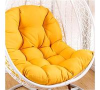 Cuscino per Sedia Sospesa da Esterno Impermeabile Spesso, Sostituzione Resistente al Sole per L'amaca A Uovo per Sedia A Dondolo, Cuscino per Cuscino per Sedile con Cestello Appeso, Yellow