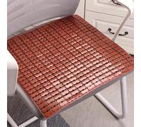 Cuscino per sedia traspirante in bambù per dormitori estivi, tappetino Mahjong pieghevole per un'esperienza di sonno fluida e comfort rinfrescante per il relax e le attività ricreative