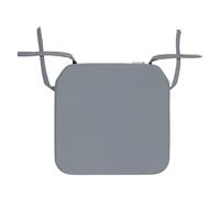 Cuscino per Sedie da Esterno Impermeabili - Resistenti All'Acqua - Ideale per Interni ed Esterni in Giardino, Cucina, Sala da Pranzo, Salotto, Patio, Ufficio, 1 Cuscino - Grigio Scuro - 40 x 40 x 5 cm