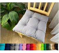 Cuscino per sedie trapezio 40 x 35 x 8 cm spessore Cuscini per seduta sedia decorazione casa giardino, cuscina per interni ed esterni colore: grigio Cucina