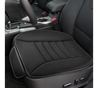 Cuscino per sedile anteriore auto, in memory foam, per sedile auto, sedile auto, sedile ortopedico, per seggiolini auto, sedie da ufficio e tutte le sedie, nero