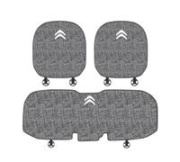 Cuscino per Sedile Auto di Lino per Citroen C5 X - Coprisedile per Auto Estivi per Anteriore e Posteriore - Cuscini Sedili Traspiranti - Protezione Sedili, 3 PCS