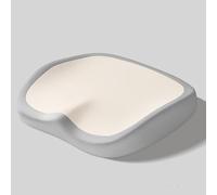 Cuscino per Sedile Auto per BYD Atto/Tang/Seal/Sea Lion/Dolphin/Han, Cuscino Ergonomico per Sedile Auto in Memory Foam - Supporto Comodo Ed Efficace,Beige