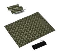 Cuscino per sedile da escursionismo, impermeabile, con pellicola di alluminio ispessita, cuscino a forma di nido d'uovo, cuscino termico per inginocchiarsi e sedile, con borsa per il trasporto, per