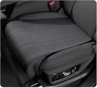 Cuscino per Sedile Esteso per Auto per Dacia Dokker/Duster Van/Logan/Logan MCV Fiskal Stepway/Nova/Supernova, Supporto Gambe Pelle PU Comodo Cuscino Ginocchia Accessori,B-Black