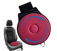 Cuscino per sedile girevole a 360 gradi per auto, cuscino rotante portatile in schiuma per sedile auto, antiscivolo, cuscino per sedia rotante a disco rotondo, cuscino girevole per auto per
