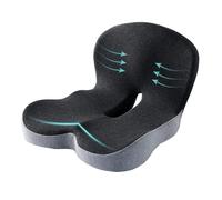 Cuscino per sedile in memory foam, per camionista, ufficio, sedia, cuscino per sedia da casa, cuscino antiscivolo per auto, cuscini ergonomici per lavoratori d'ufficio, autisti di auto
