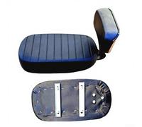 Cuscino per sedile in pelle ispessita per bici elettriche, 34 x 17 x 7,5 cm, compatibile con lo schienale del passeggero, comodo spugna ad alta resilienza, pendolari e trasporto di bambini (C)