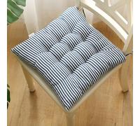 Cuscino per Sedile in Velluto ad Alta Elasticità,1 2 4 5 o 6 Pezzi con Cinture,Adatto per Sedie da Cucina Ufficio Auto Terrazza Soggiorno e Panchine,40x40cm (15,7x15.7pollici)