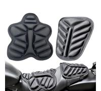 Cuscino per sedile moto - Cuscino per sella in gel da moto, resistente rivestimento antiscivolo | Tarp in pile traspirante, struttura in schiuma di supporto ad alta densità per pendolari urbani e