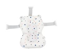Cuscino per Sedile per Vasca da Bagno per Bambini, Fissaggio del Sedile per Vasca da Bagno Pieghevole Regolabile Sicuro per Fare la Doccia (Stelle bianche)