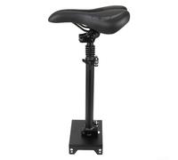 Cuscino per sedile pieghevole ammortizzante per scooter elettrico Ninebot G30 Max, installazione senza trapano e spugna in schiuma ad alta elasticità, colore nero (piccolo cuscino nero)