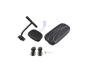 Cuscino per sedile posteriore, 1 set con braccioli e pedali, sella in spugna elastica in poliuretano, comodo supporto sicuro per bambini in bici ed ebike