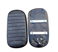 Cuscino per sedile posteriore in pelle per e-bike con staffa per schienale staccabile per spostamenti flessibili e trasporto passeggeri (B)