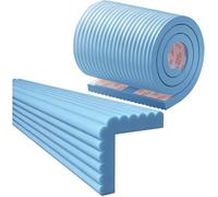 Cuscino per Seduta Extra Largo 20 cm, Cuscino per Caminetti in NBR, Protezione Morbida per Caminetti, Imbottitura Protettiva per Mobili, Protezione per Bordi del Focolare,Blu,6 m