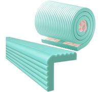 Cuscino per Seduta Extra Largo 20 cm, Cuscino per Caminetti in NBR, Protezione Morbida per Caminetti, Imbottitura Protettiva per Mobili, Protezione per Bordi del Focolare,Verde,6 m