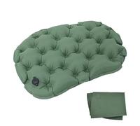 Cuscino per Seduta Gonfiabile, Cuscino Sedile Gonfiabile Portatile, Campeggio Tappetino Pieghevole, Cuscini Gonfiabili da Campeggio 36*28cm, Impermeabile per Campeggio Aereo Treno Viaggio (Verde)