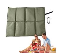 Cuscino per seduta per escursionismo, tappetino per picnic, traspirante, per campeggio, con moschettone, per spiaggia, arrampicata, prato giardino