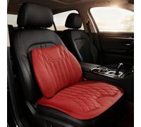 Cuscino per seggiolino auto con supporto lombare ergonomico 6D e memory foam traspirante, compatibile con la maggior parte dei sedili (marrone)