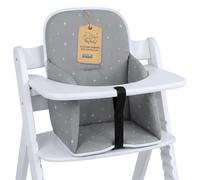 Cuscino per seggiolone bambini riduttore di seduta pareti rinforzate | Coprisedile morbido per Chicco Polly plastica idrorepellente antiscivolo pareti rinforzate seduta bambini comodo Galassia