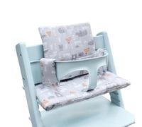 Cuscino per seggiolone con graziosi motivi lavabile traspirante sedia da pranzo per bambini accessori per l'alimentazione del bambino cuscinetto sostitutivo del pasto, D, un pezzo