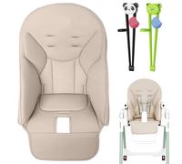 Cuscino per seggiolone - Copriseggiolone per bambini | Sedile Imbottito in Pelle Pu per Sedie per Bambini, Coprisedili in Pelle Pu, Imbottitura Morbida per Sedia da Pranzo per Bambini, Comodo Sedile