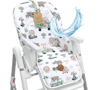 Cuscino per seggiolone riduttore seduta bambini coprisedile seggiolone | coprisedile per seggioloni Chicco Polly Peg Perego universale imbottito idrorepellente antiscivolo resistente Africa