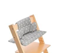 Cuscino per Seggiolone Stokke Tripp Trapp - Set da 2 Pezzi in Cotone Biologico con Rivestimento Impermeabile Laminato - Facile da Pulire e Rimovibile - Lavabile in Lavatrice