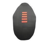Cuscino per sella moto Coprisedile universale a coste morbide per tutti i tipi di Per moto Off Per Road MX per Cross per Enduro(Black with Red)