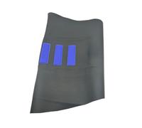 Cuscino per sella moto Coprisedile universale a coste morbide per tutti i tipi di Per moto Off Per Road MX per Cross per Enduro(Black with Blue)