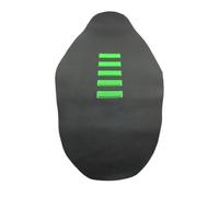 Cuscino per sella moto Coprisedile universale a coste morbide per tutti i tipi di Per moto Off Per Road MX per Cross per Enduro(Black with Green)
